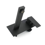 Matt Black Basin Mixer Bathroom Tub Faucet Wall Mount Tap Hot Cold Water Spout