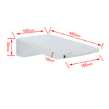 Chrome Square Shower Bath Tub Filler Waterfall Spout Faucet Outlet 1/2 Inch End