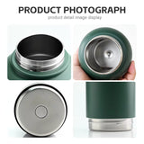 Pawstock 3-in-1 Insulated Dog Water Bottle with Dual Bowls – 1L Stainless Steel Travel Bottle - Navy