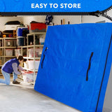 Mattress Bag Mattresses Protector Plastic Moving Storage Dust Cover Carry Bed Waterproof Zipper Packing Reusable Disposal, Extra Thick Heavy Duty, with Handles（King)