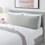 Microfibre body pillow cover, 50cm x 150cm, machine washable.