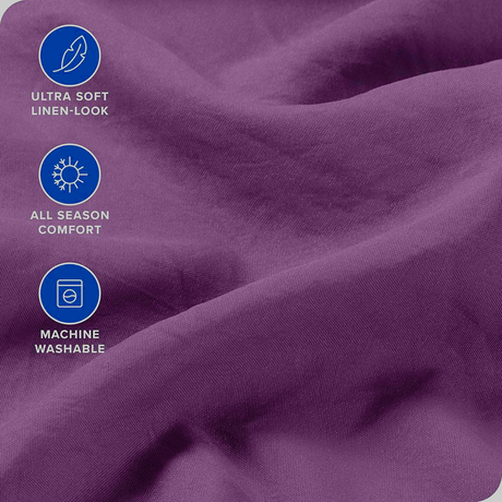 Purple fade resistant, 16inch, 1 piece, super king size.
