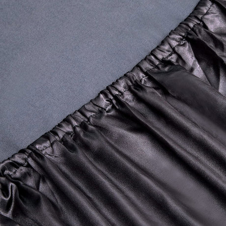 Black silk fitted flat sheet, 3 pieces, king single size, machine washable.