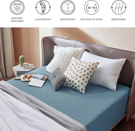 Fade resistant, 16inch, 2 piece, queen size.