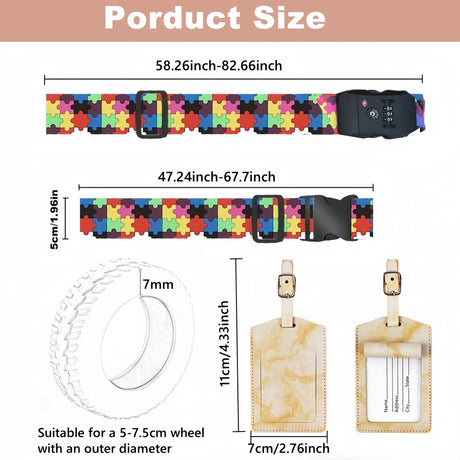 Luggage, 4 pack, waterproof.
