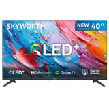 SKYWORTH Q5600H 40''-QLED+ Smart Google TV, FHD, HDR10 HLG, Find-My Remote, Dolby Audio, Screen Casting, Bezel Less Design, Voice Control