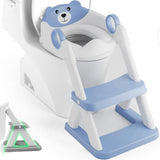 Blue potty training seat, easy to assemble.