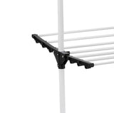 CARLA HOME Folding 3 Tier Clothes Laundry Drying Rack with Stainless Steel Tubes for Indoor & Outdoor Home
