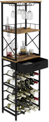 CARLA HOME freestanding wine rack, 20 bottles.