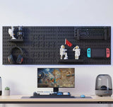 CARLA HOME black pegboard wall organiser.