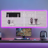 CARLA HOME white pegboard wall organiser.