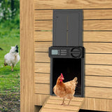 Automatic chicken coop door, battery powered.