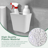 CARLA HOME 4-Pack Self-Adhesive Wall Storage Box for Cabinet Doors, Kitchen, Bathroom & Office