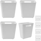 CARLA HOME 4-Pack Self-Adhesive Wall Storage Box for Cabinet Doors, Kitchen, Bathroom & Office