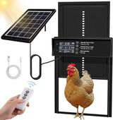 CARLA HOME Anti-Pinch solar chicken coop door.
