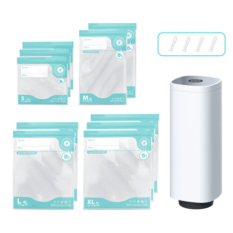 CARLA HOME white automatic kitchen knives.
