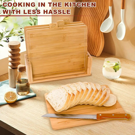CARLA HOME bamboo cutting board, 4 pieces.