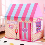 CARLA HOME Kids Ice Cream Bakery Play Tent Pink Pop Up Playhouse - Outdoor Play Equipment Play Tents & Tunnels