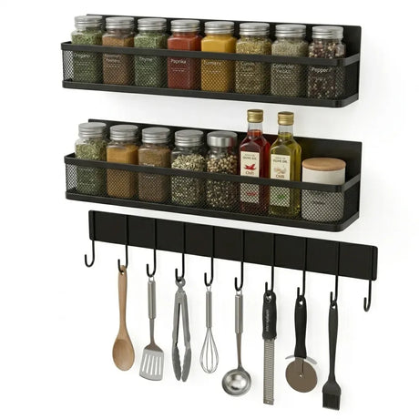 CARLA HOME Fridge magnetic spice rack, 3 pack.