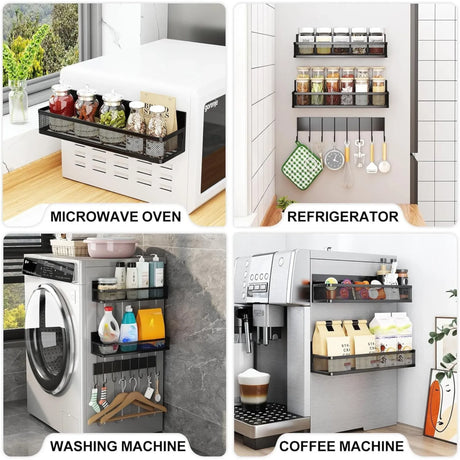 CARLA HOME Fridge magnetic spice rack, 3 pack.