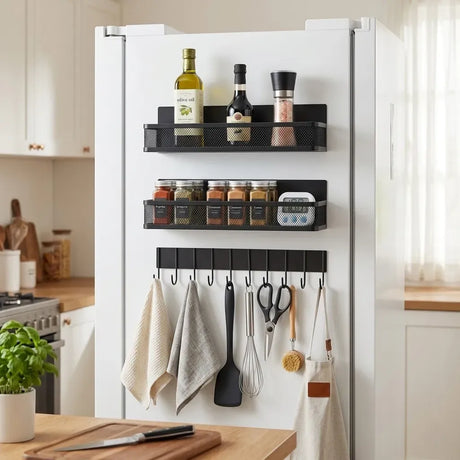 CARLA HOME Fridge magnetic spice rack, 3 pack.