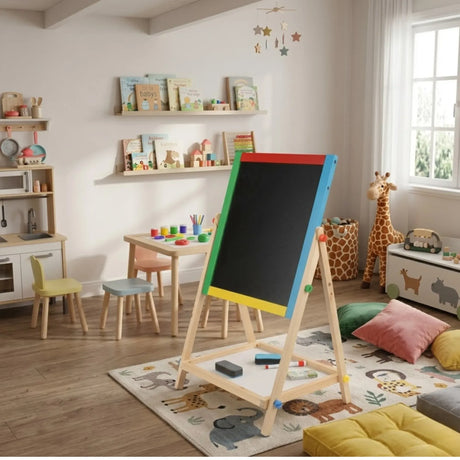 CARLA HOME art, folds flat, freestanding.
