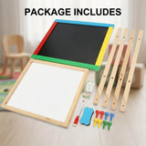 CARLA HOME 2-in-1 Kids Art Easel Chalkboard & Whiteboard