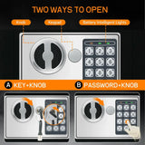 CARLA HOME Electronic Safe Box with Keypad Lock for Cash Locker