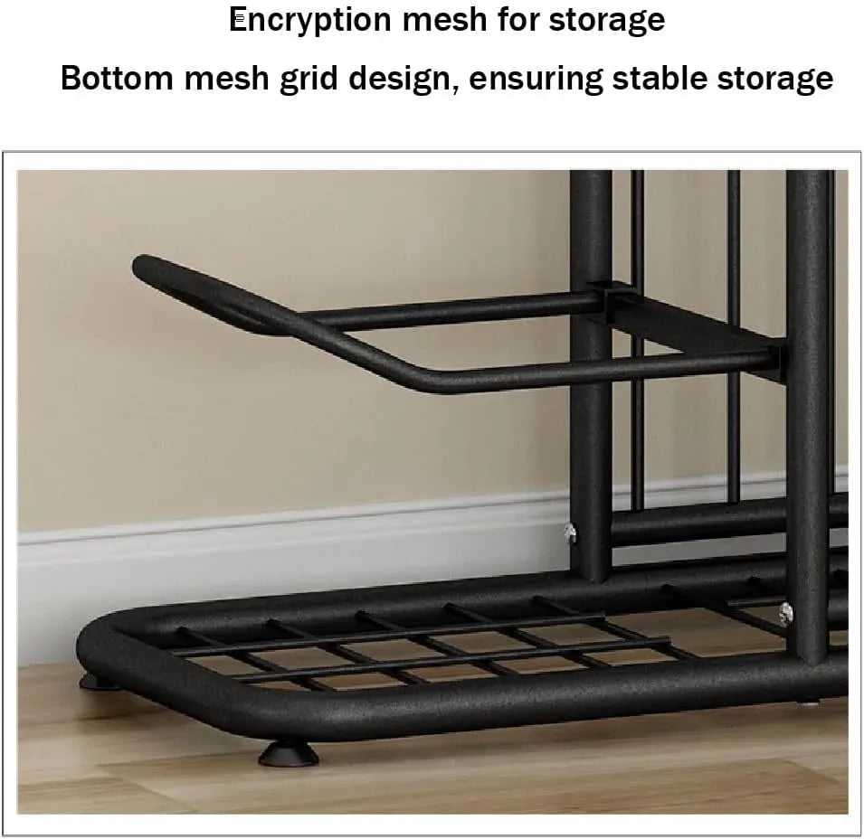 CARLA HOME Ball Storage Rack - 3-Tier Sports Organiser