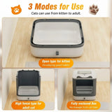 CARLA HOME Enclosed Cat Litter Box - Drawer Tray - Large - Scoop Drawer Design