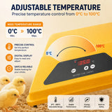 CARLA HOME Upgraded Chick Brooder Heating Plate - Adjustable Height - Yellow - Chicken Heater