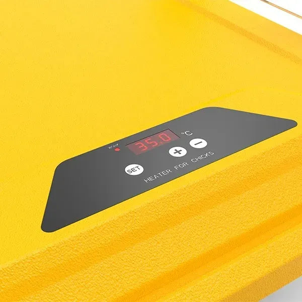 CARLA HOME Upgraded Chick Brooder Heating Plate - Adjustable Height - Yellow - Chicken Heater