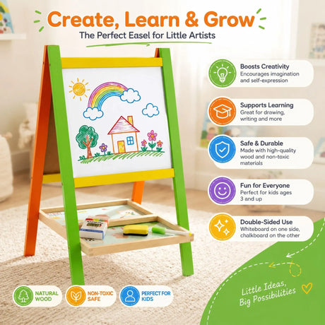 CARLA HOME multicolour chalkboard whiteboard.
