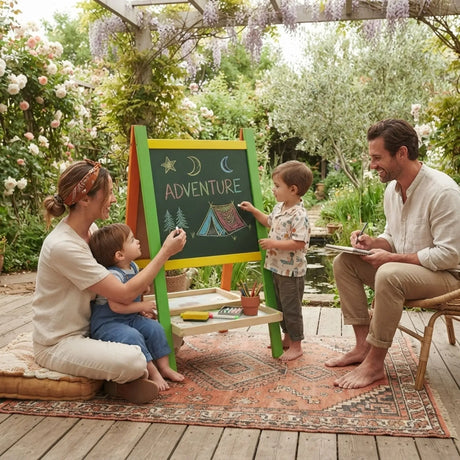 CARLA HOME multicolour chalkboard whiteboard.