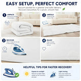 CARLA HOME Baby Play Mat 150x200cm, Thick Foam Crawling Mat, Infants, White