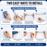 CARLA HOME Magnetic Knife Strip 40cm, Premium Stainless Steel Wall Rack Kitchen