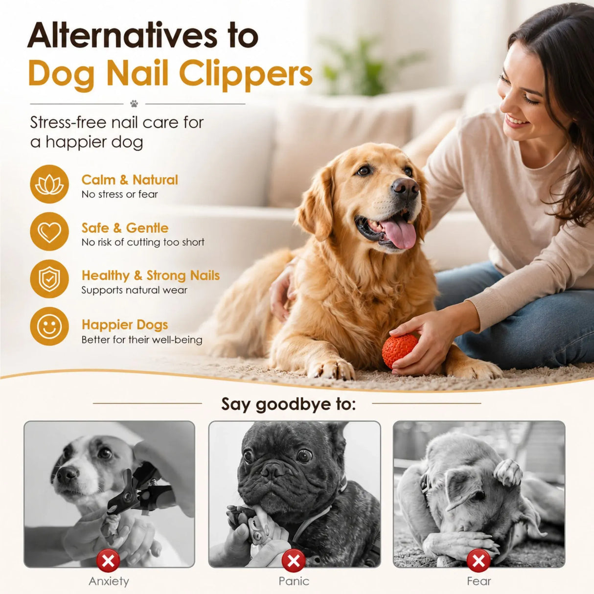 CARLA HOME Dog Nail Scratch Board with Snack Box, Height Adjustable Puppy Nail Pet
