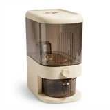 CARLA HOME Rice Dispenser 5kg Large Storage, Press Button Grain Container Kitchen