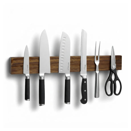 CARLA HOME brown wall mounted knife holder, 40cm.
