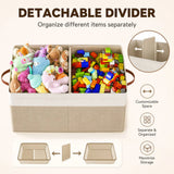 CARLA HOME Large Toy Storage Box with Lid Upgraded Toy Storage Chest Organiser