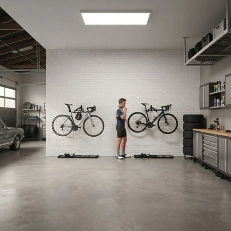 CARLA HOME foldable bike rack, wall mounted.