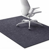 CARLA HOME Office Chair Mat Hard Floor Protector, 120x90 cm, Anti-Slip, Grey