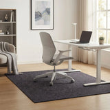 CARLA HOME Office Chair Mat Hard Floor Protector, 120x90 cm, Anti-Slip, Grey