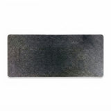 CARLA HOME Felt Desk Mat, Large Mouse Pad 80x40cm, Grey Cotton Linen Fabric