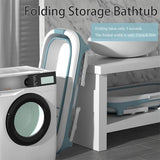 Folding Portable Bathtub Freestanding Spa , Large 148 cm