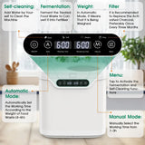 4L Electric Composter in White for Kitchen Food Waste Recycling