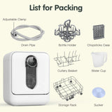 3-in-1 Baby Bottle Washer, Sterilizer & Dryer Combo in White