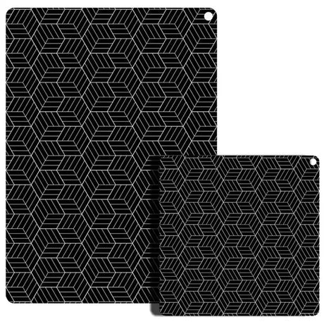 Black silicone mat heat resistant, 25x25cm.