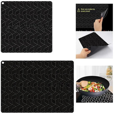 Silicone induction cooktop mat, 25x35cm.