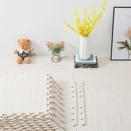 EVA white flooring mats, 60x60cm, 24 tiles.
